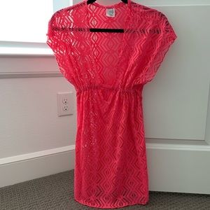 Becca Crochet Tunic Cover Up XS/S